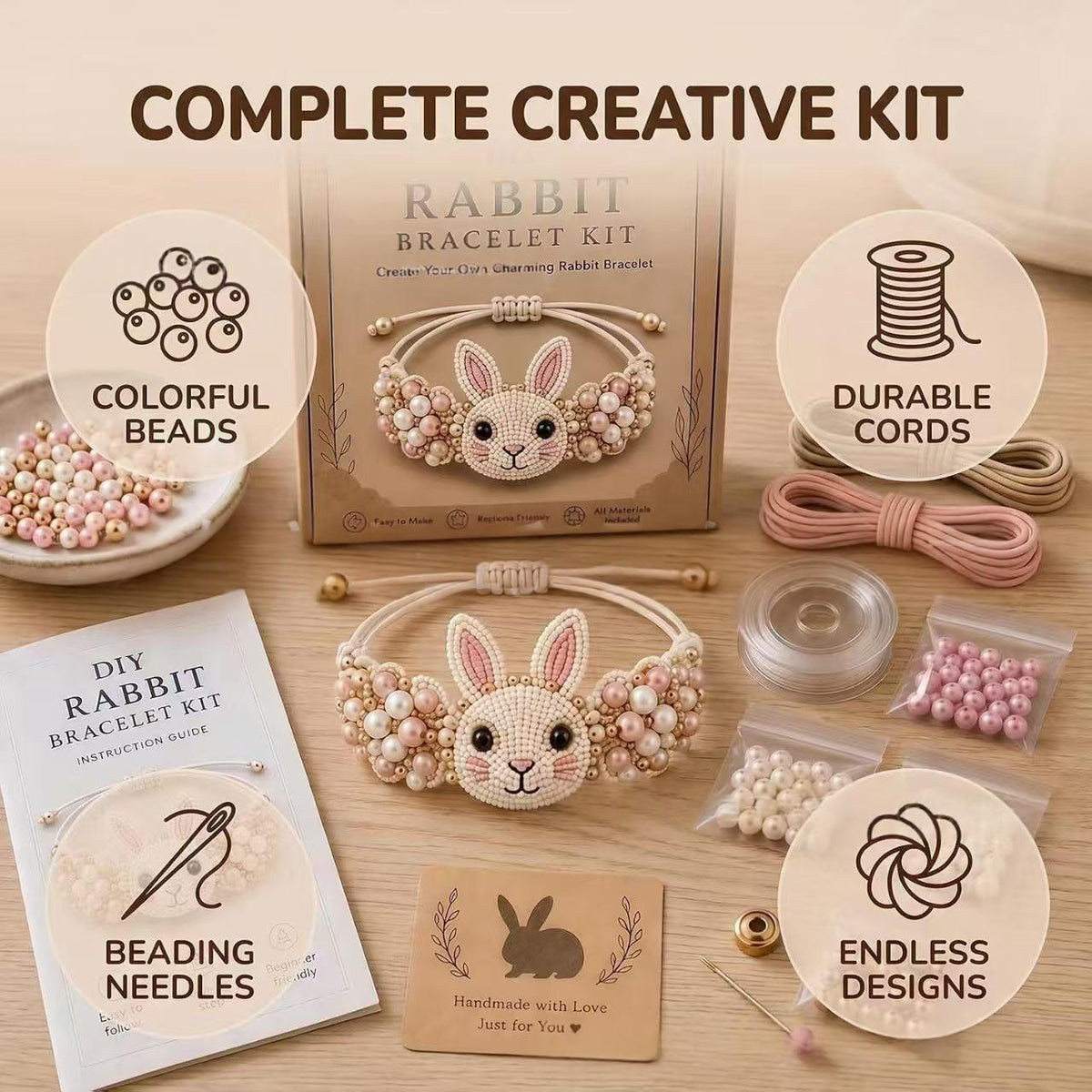 Cute Design DIY Beaded Bracelet Kit