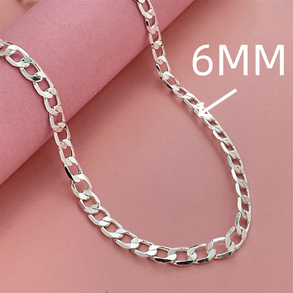 Silver-plated NK Chain Mens Cuban-link Chain 11 Link Design