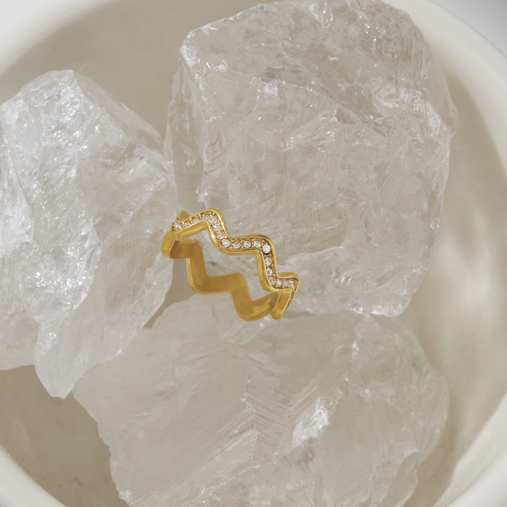 Zircon Band Ring Collection