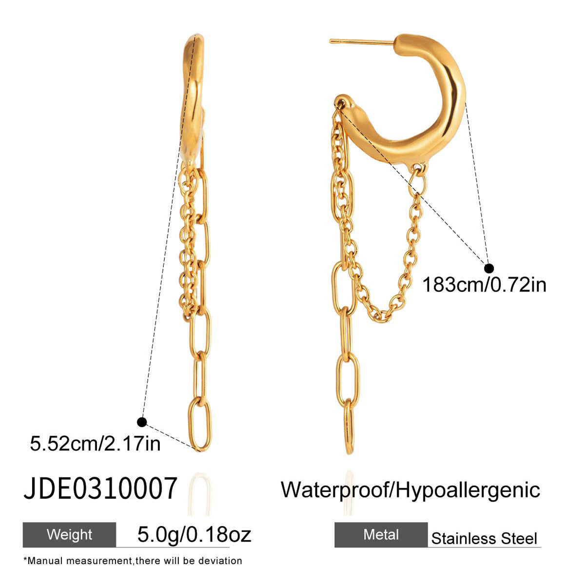 Chain Tassel Earrings Collection