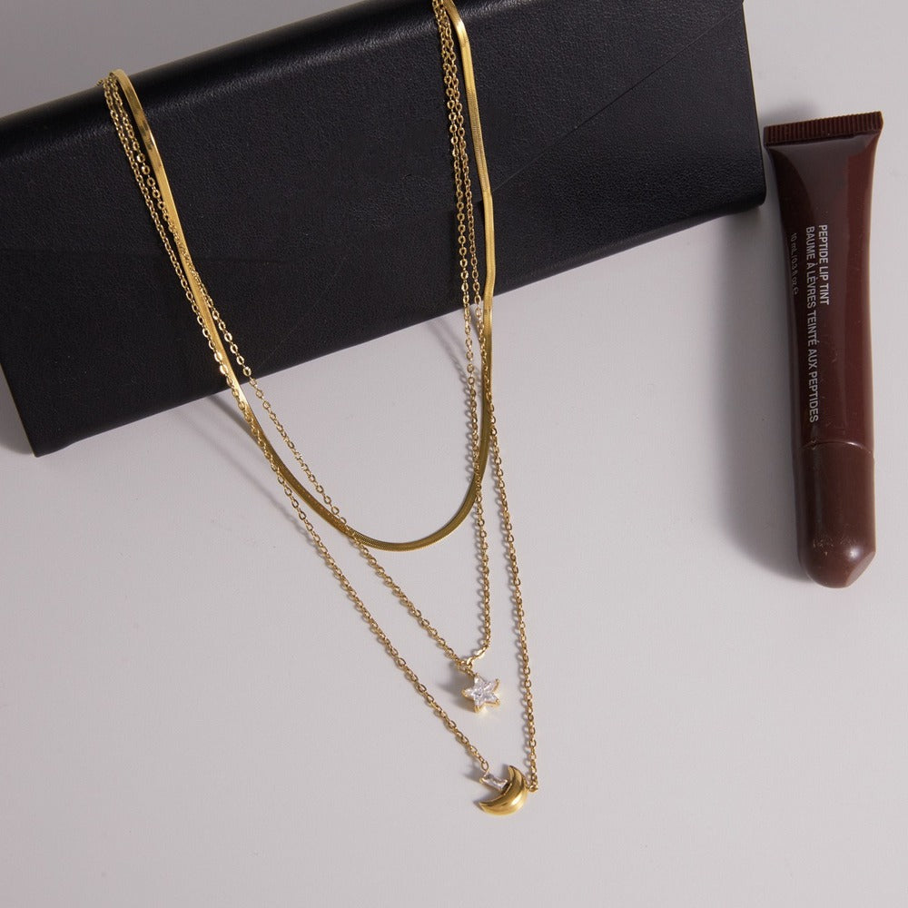 Layered Pendant Necklace