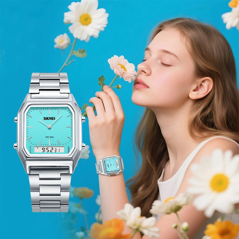 Couples Business Wristwatch Minimalist Stylish Multi-functional Alarm Watch