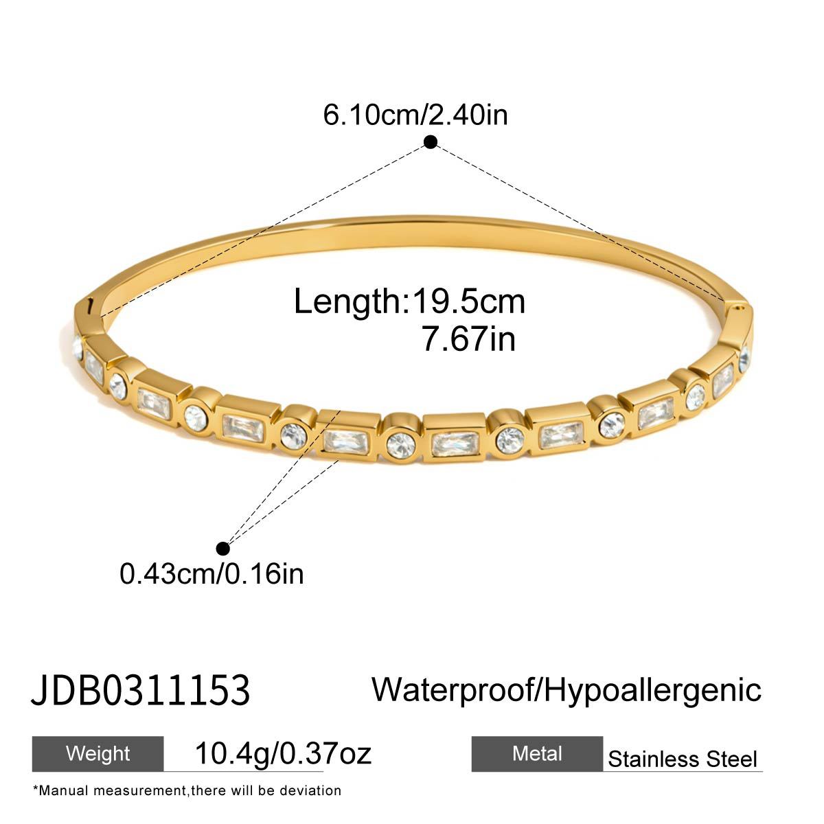 Color Zircon Bangle Collection