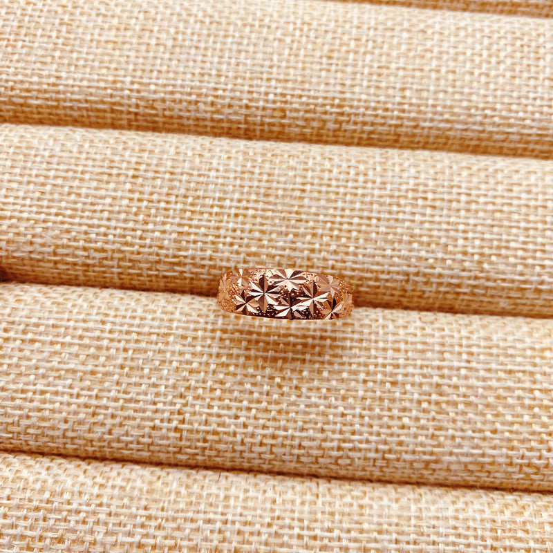 Purple Copper Men's Fortune-Bringing Red Copper Ring