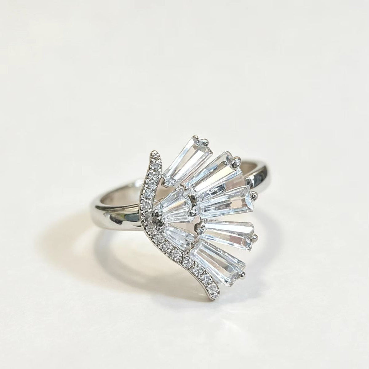 Personalized Zircon Womens Ring
