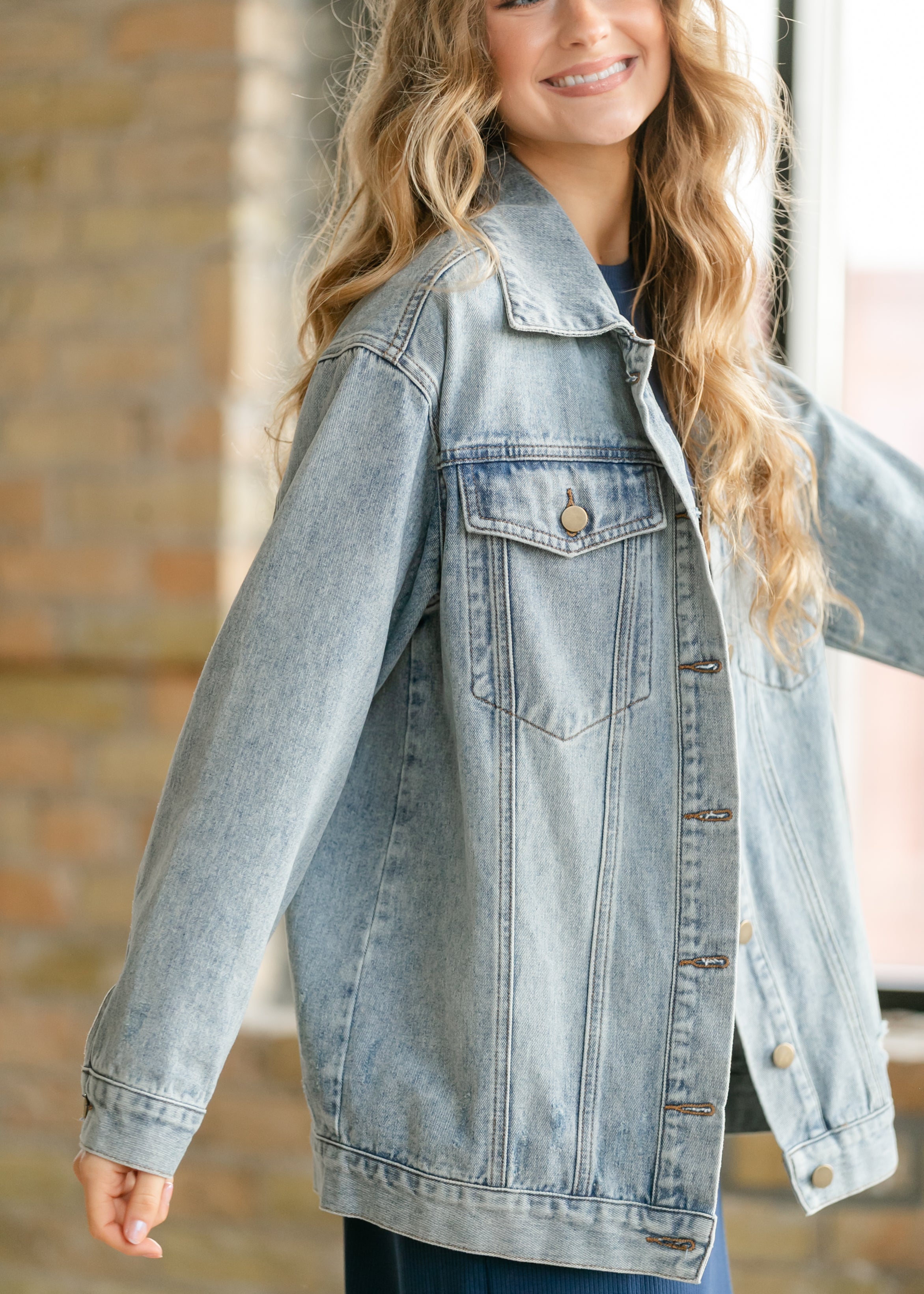Brinx Oversized Denim Jacket