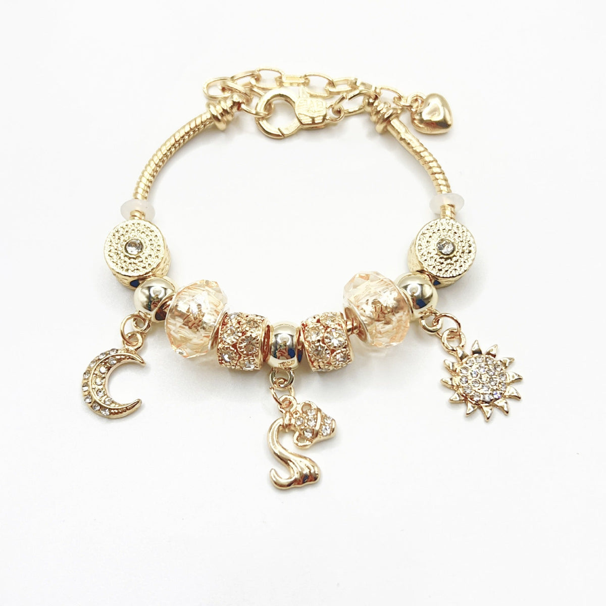 Golden Twelve Zodiac Sign Bracelet