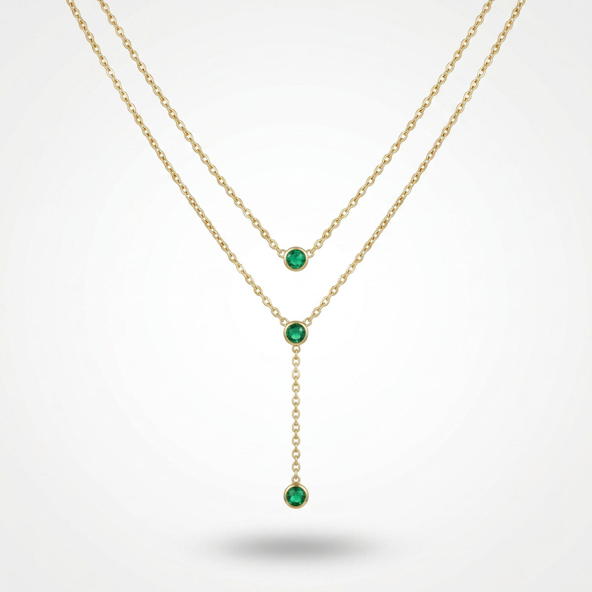 New European American Cross Border Fade Resistant Stainless Steel Necklace Stackable Set, Flower Geometric Disc Women Necklace