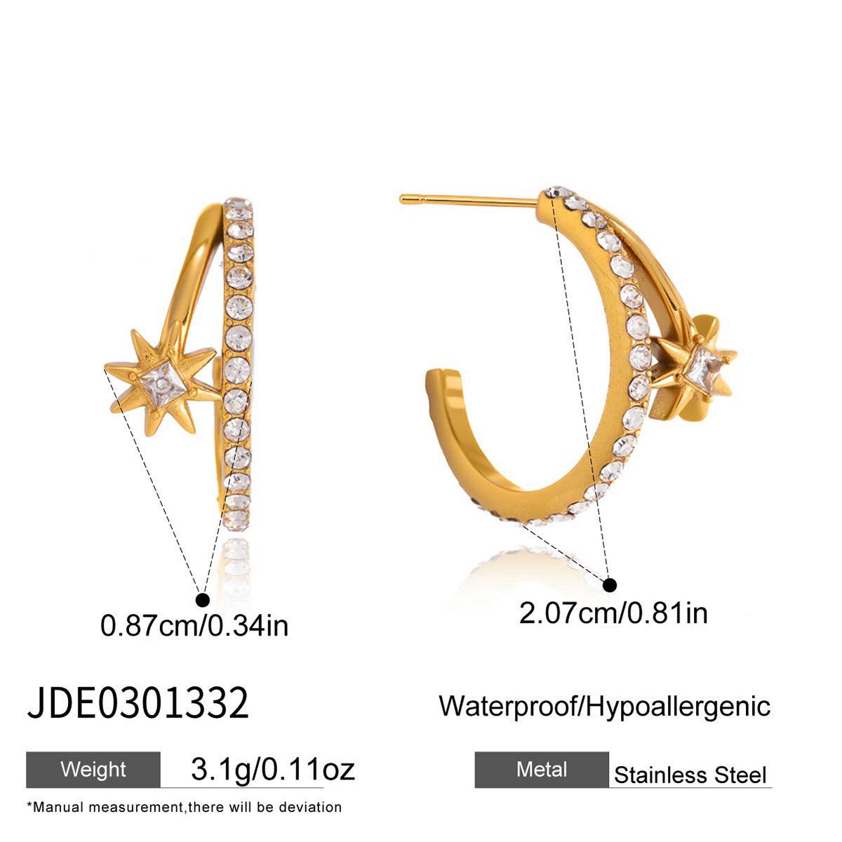 Sculpted Hoop Earrings