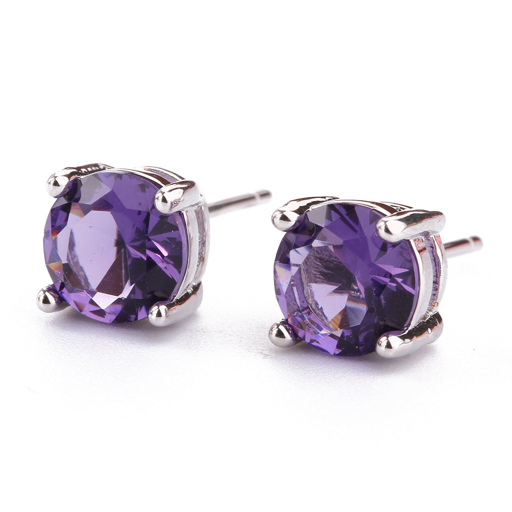 Versatile Four-Prong Womens Ear Studs