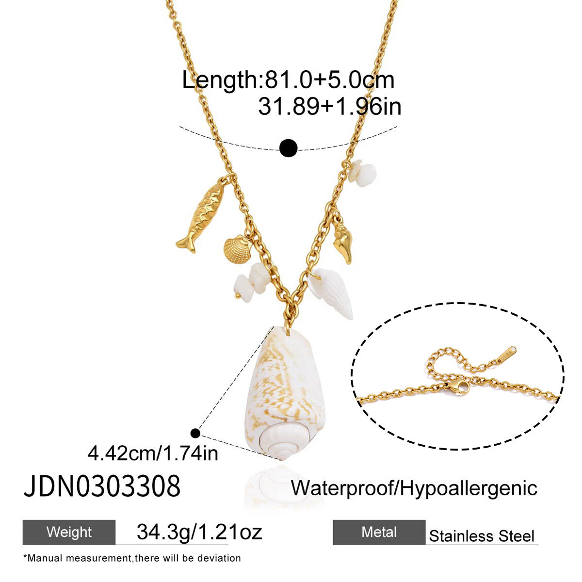 Shell Pendant Necklace Collection