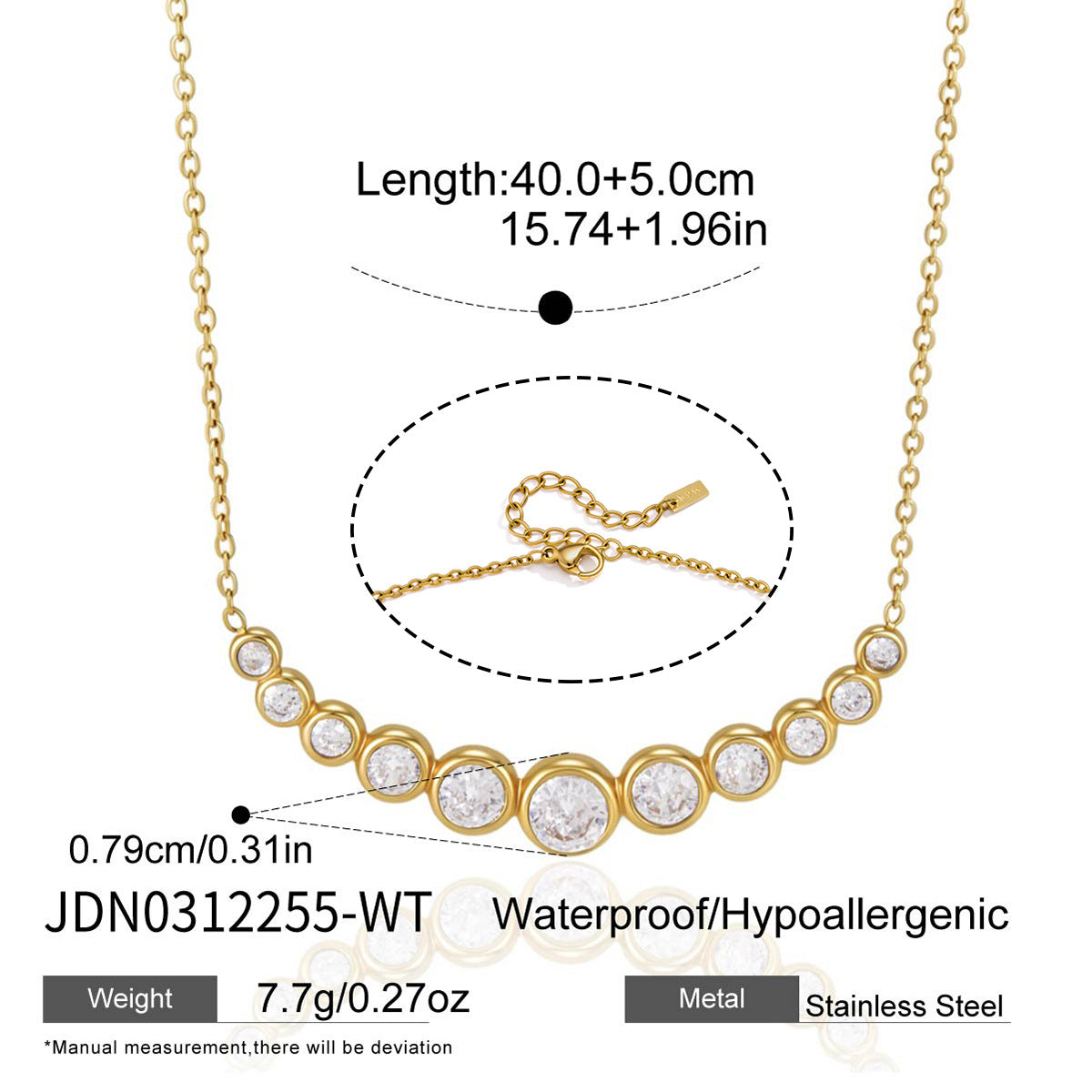Color Zircon Necklace Collection