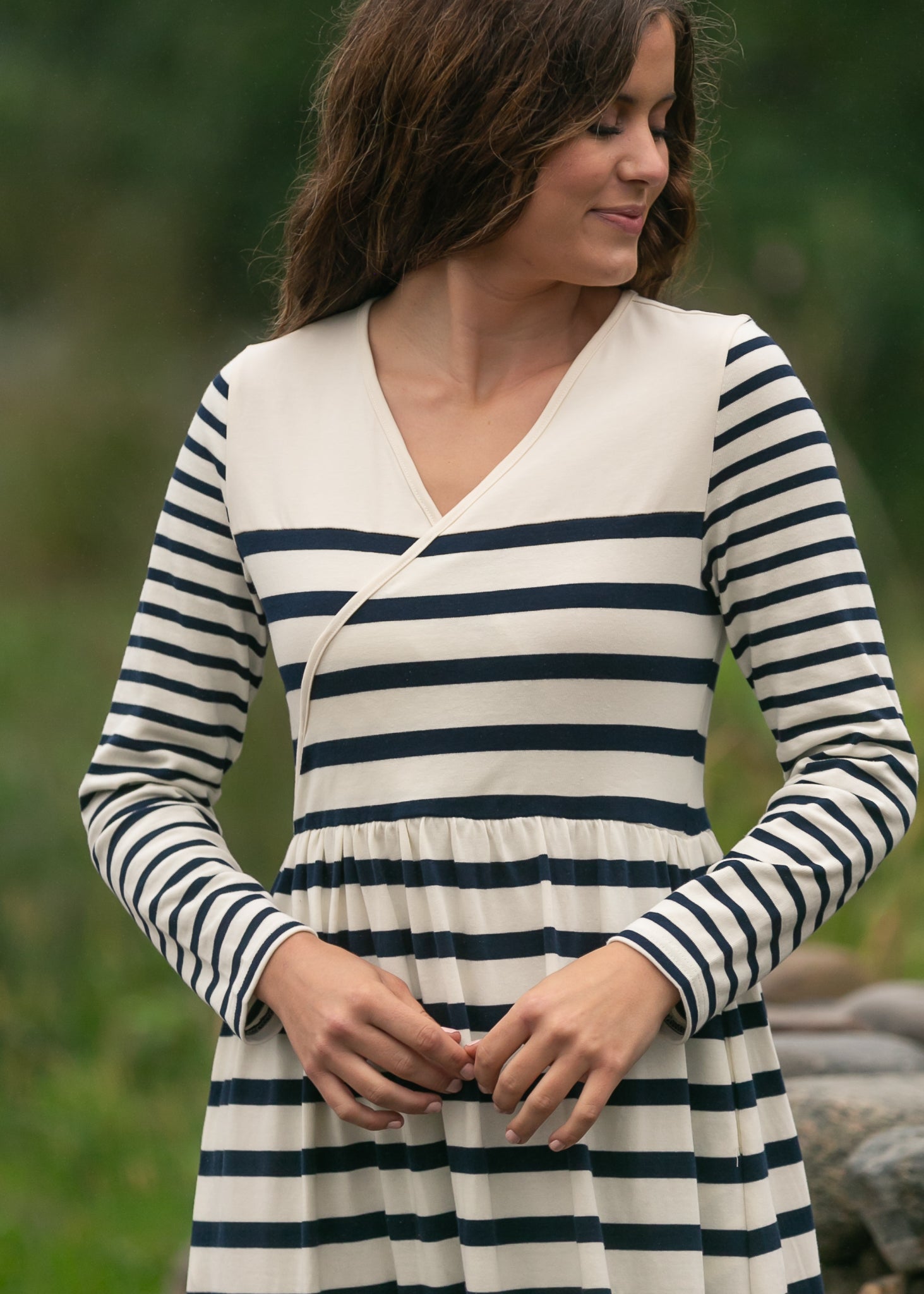 Celeste Striped Knit Maxi Dress