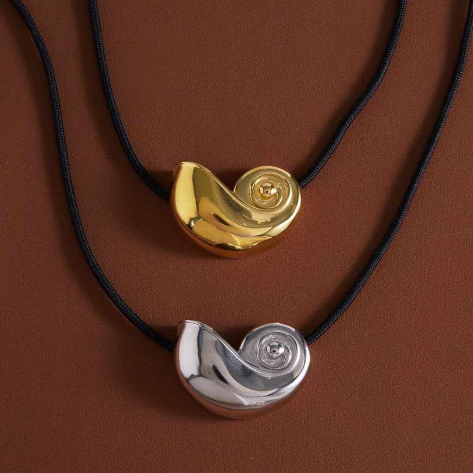 Conch Pendant Cord Necklace Collection