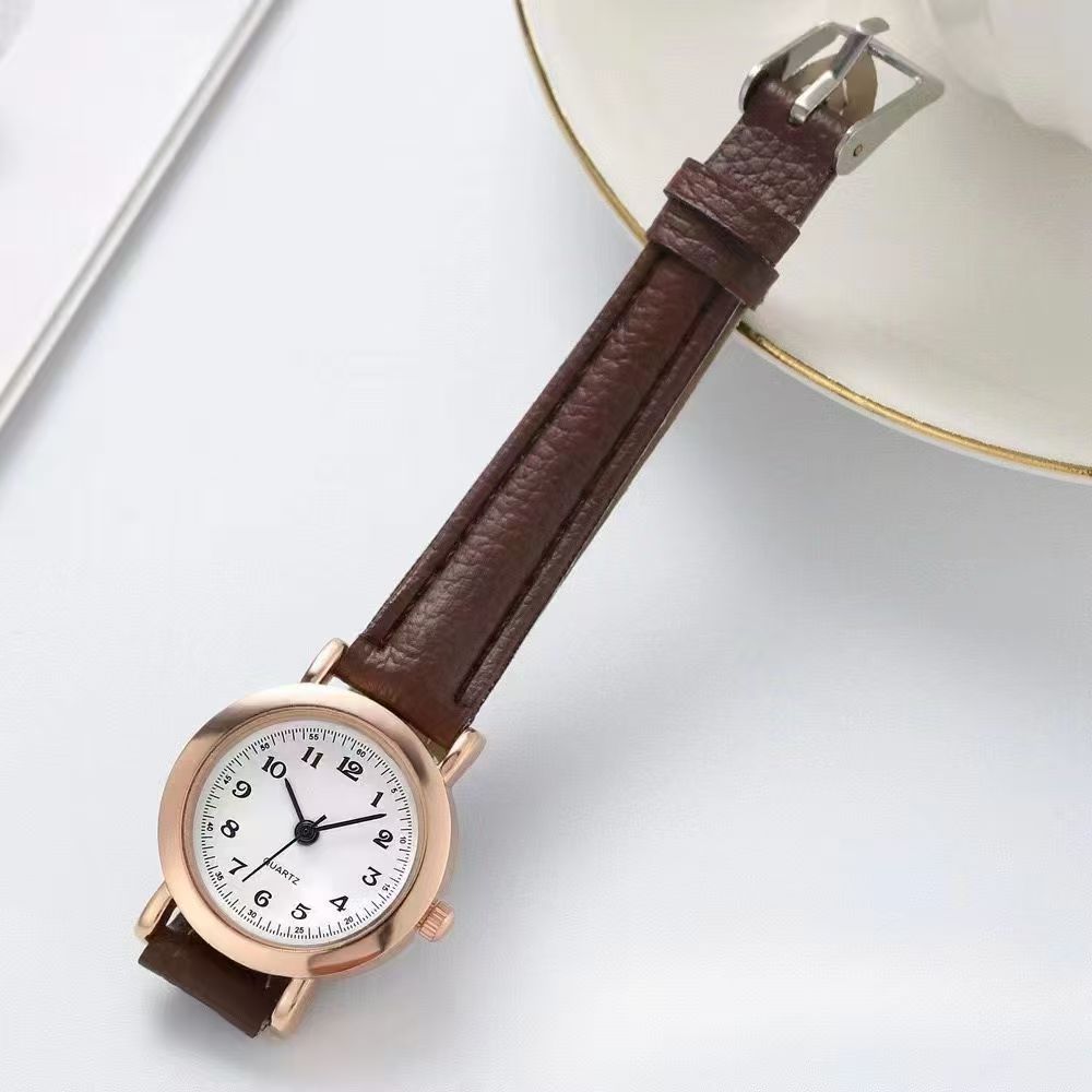 Female Student Korean Style Cute Literary Thin Strap Small Dial Couple Watch
