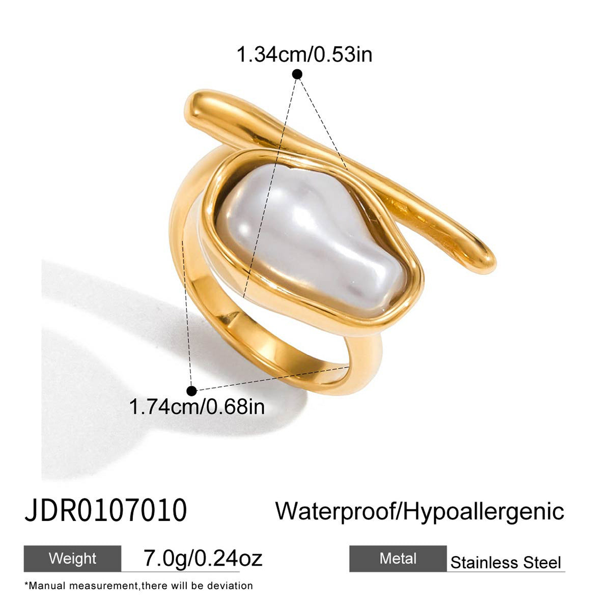 Pearl Statement Ring Collection