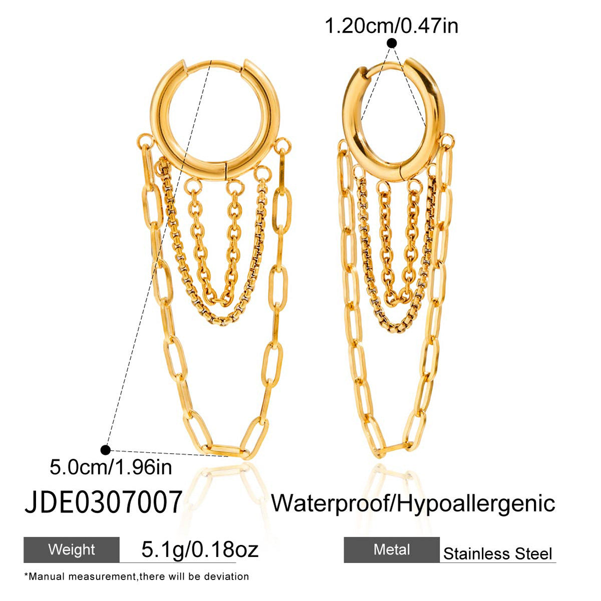 Chain Tassel Earrings Assortment