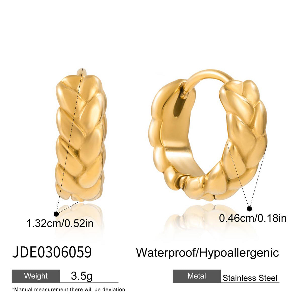 Mixed Zircon Hoop Earrings Collection
