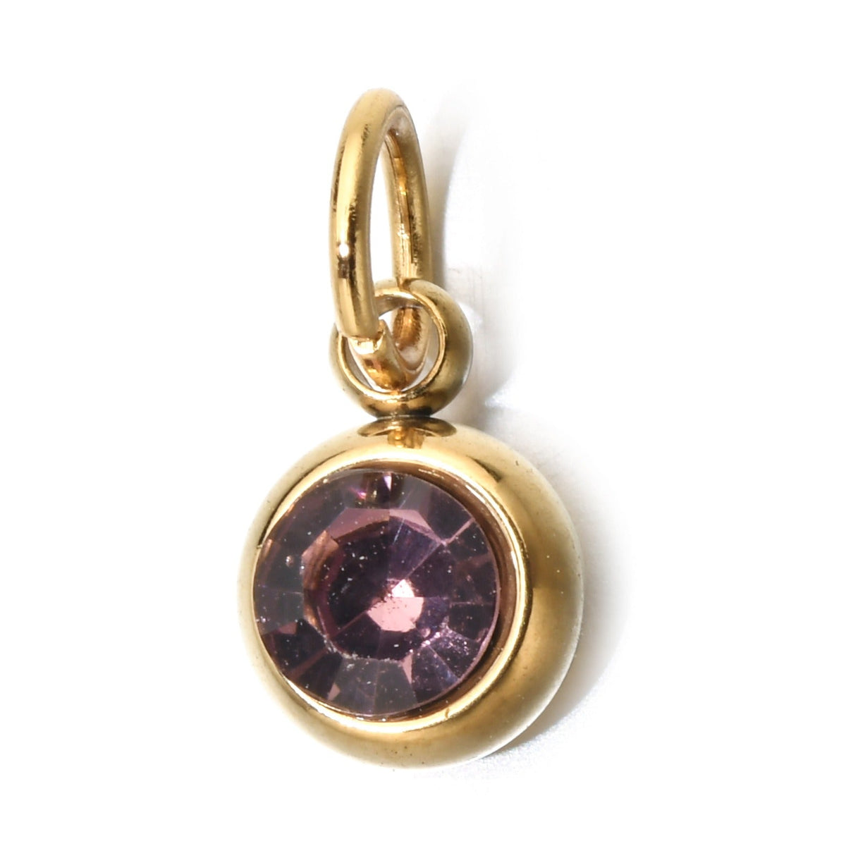 18K gold birthstone with 26 letters design light luxury noble necklace
