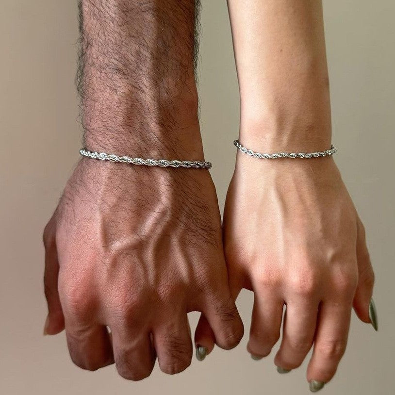 Stainless Steel European And American-style Mens And Womens Bracelet