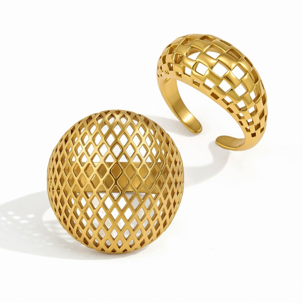 Openwork Dome Ring Collection