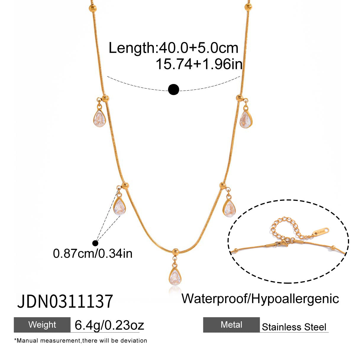 Zircon Y Necklace Collection