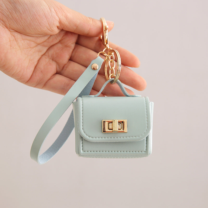 All-match Accessory Small Wallet PU Keychain