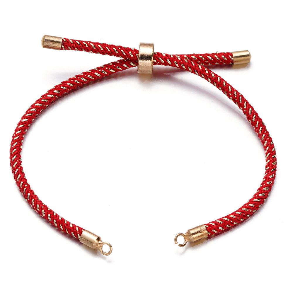 DIY Jewelry Accessories Christmas Semi-finished Adjustable Wrist Cord