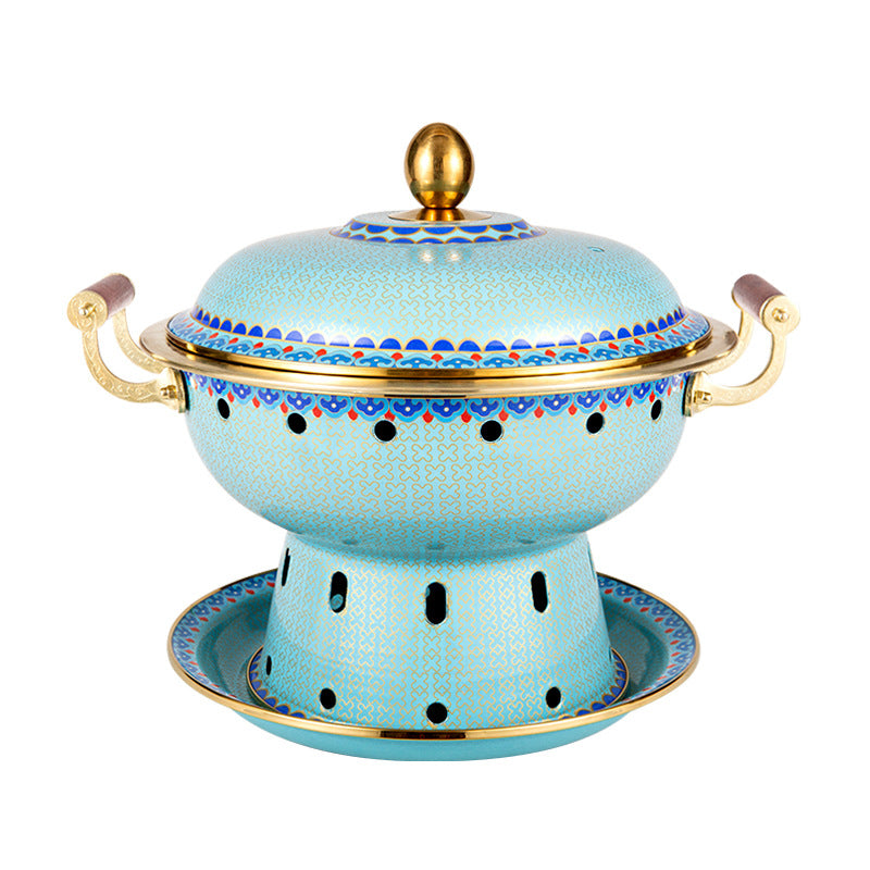 Pure Copper Enamel Copper Hot Pot Stove