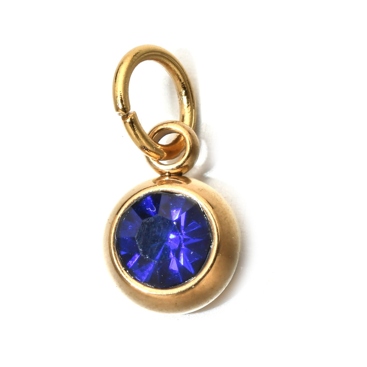 18K gold birthstone with 26 letters design light luxury noble necklace