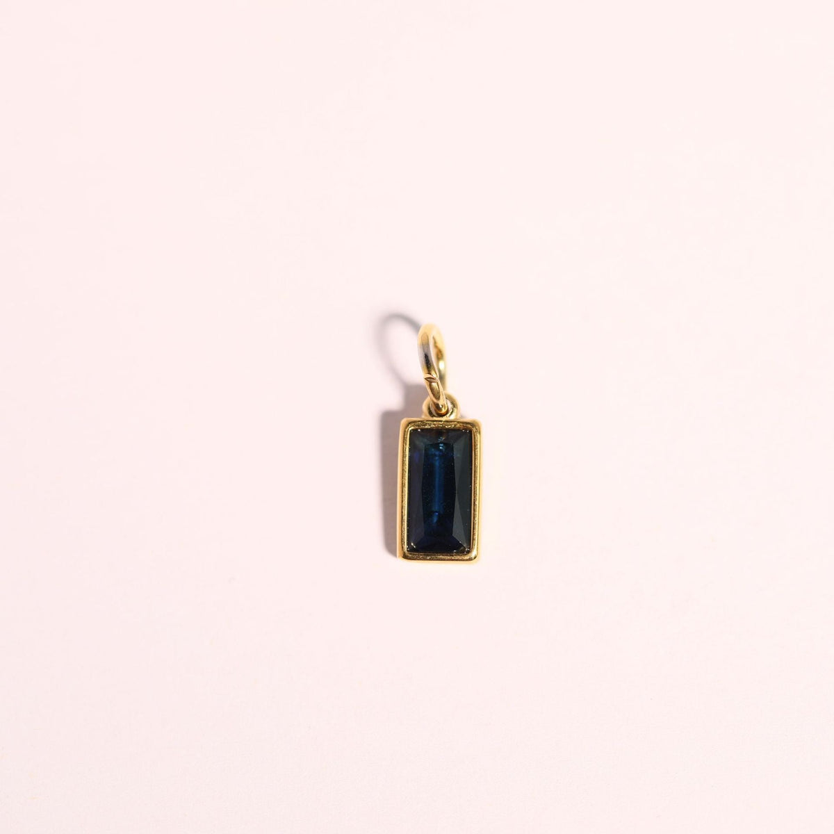 18K gold letters with birthstone design high-end necklace