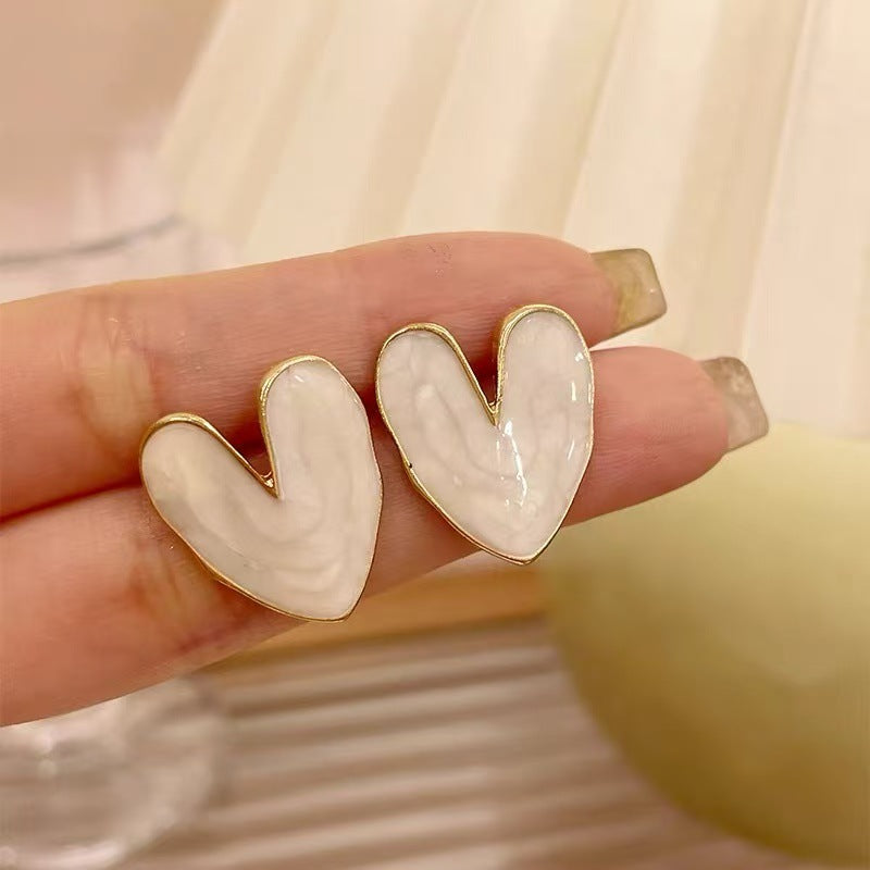 925 Silver Needle Internet Celebrity Same Style Gold Earrings Women's Light Luxury High-end Elegant All-match Earrings Retro New Earrings