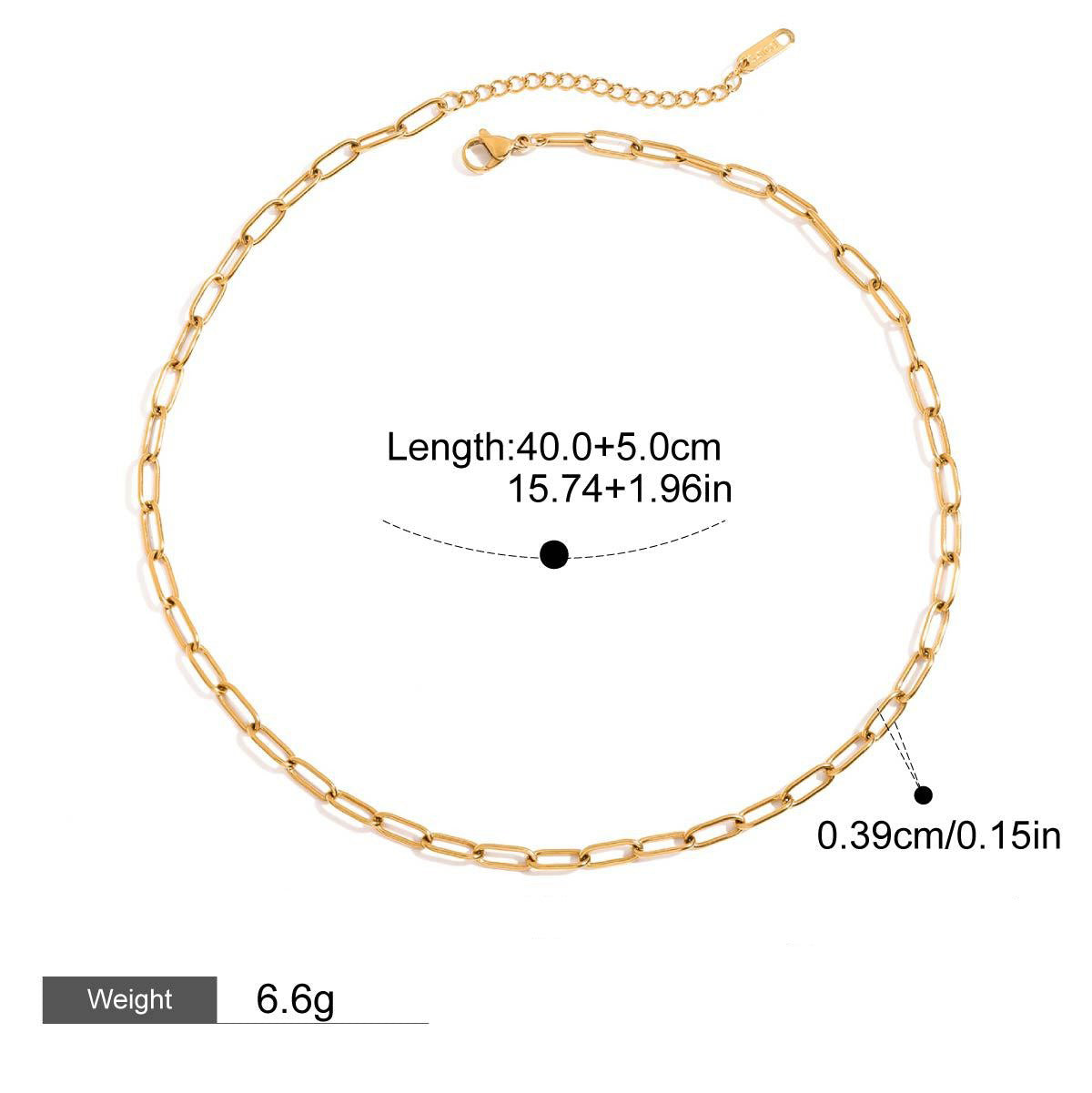 18K gold hollow heart design simple and elegant necklace