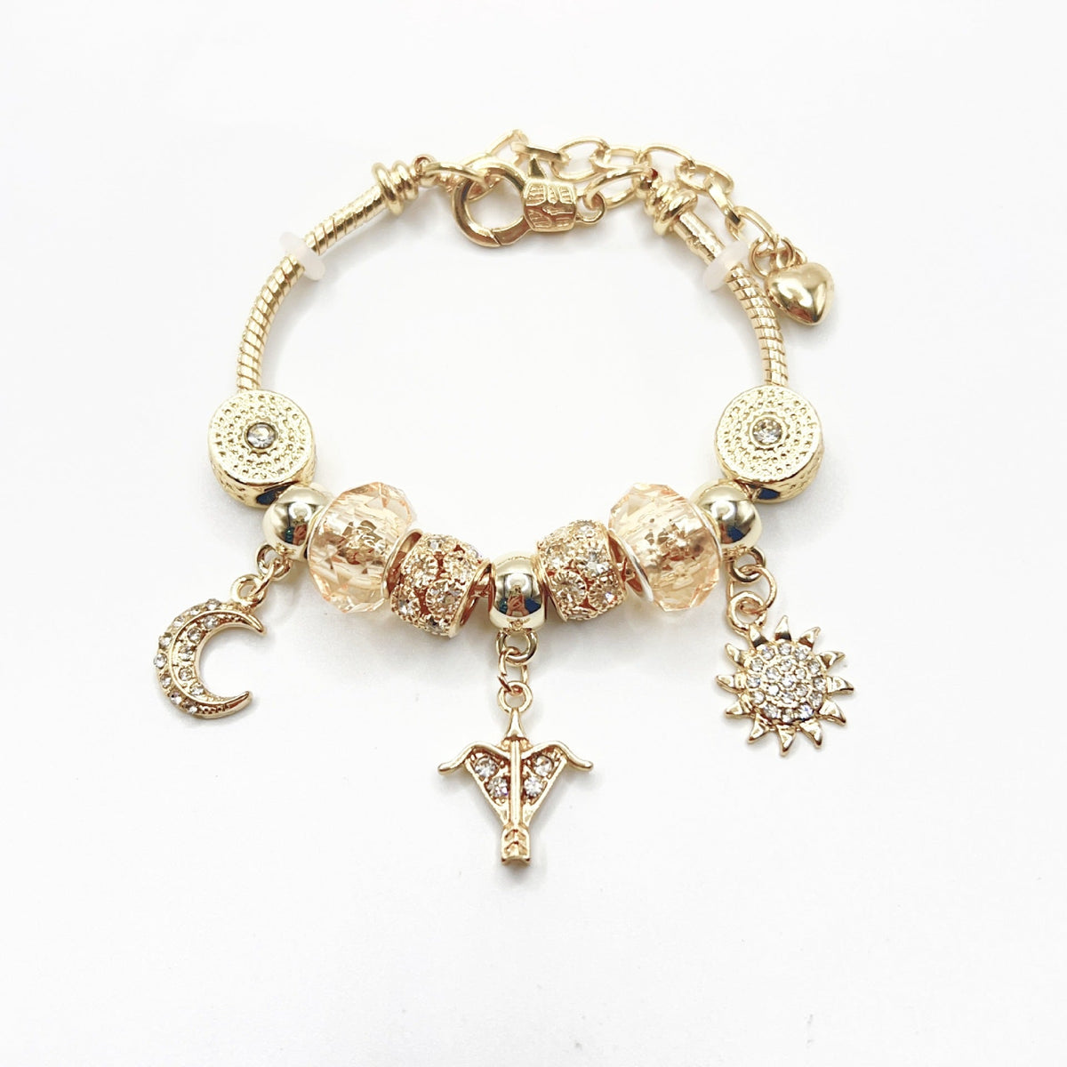 Golden Twelve Zodiac Sign Bracelet