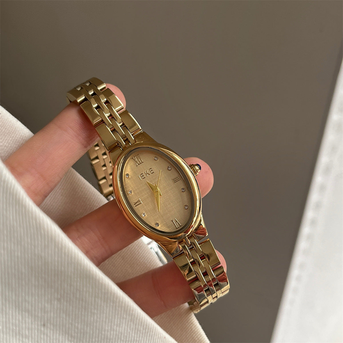 Niche Design Oval Dot Diamond Small Dial