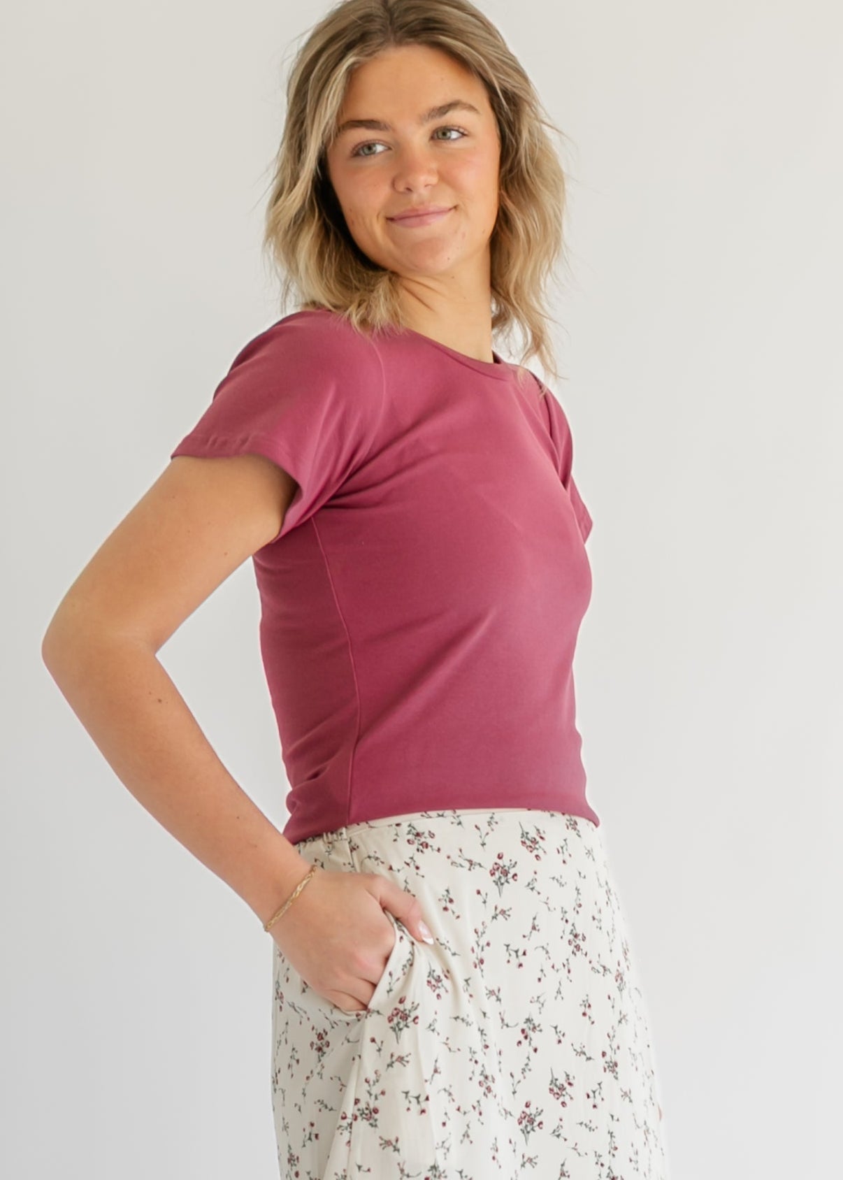 Essential Flutter Sleeve Top
