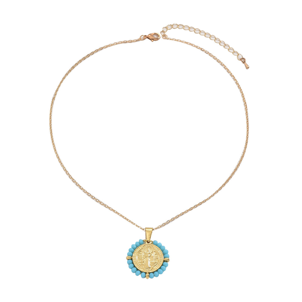 Simple Personality Bohemian Style Women Necklace Niche High-end Beaded Design Collarbone Chain Fashion Jewelry