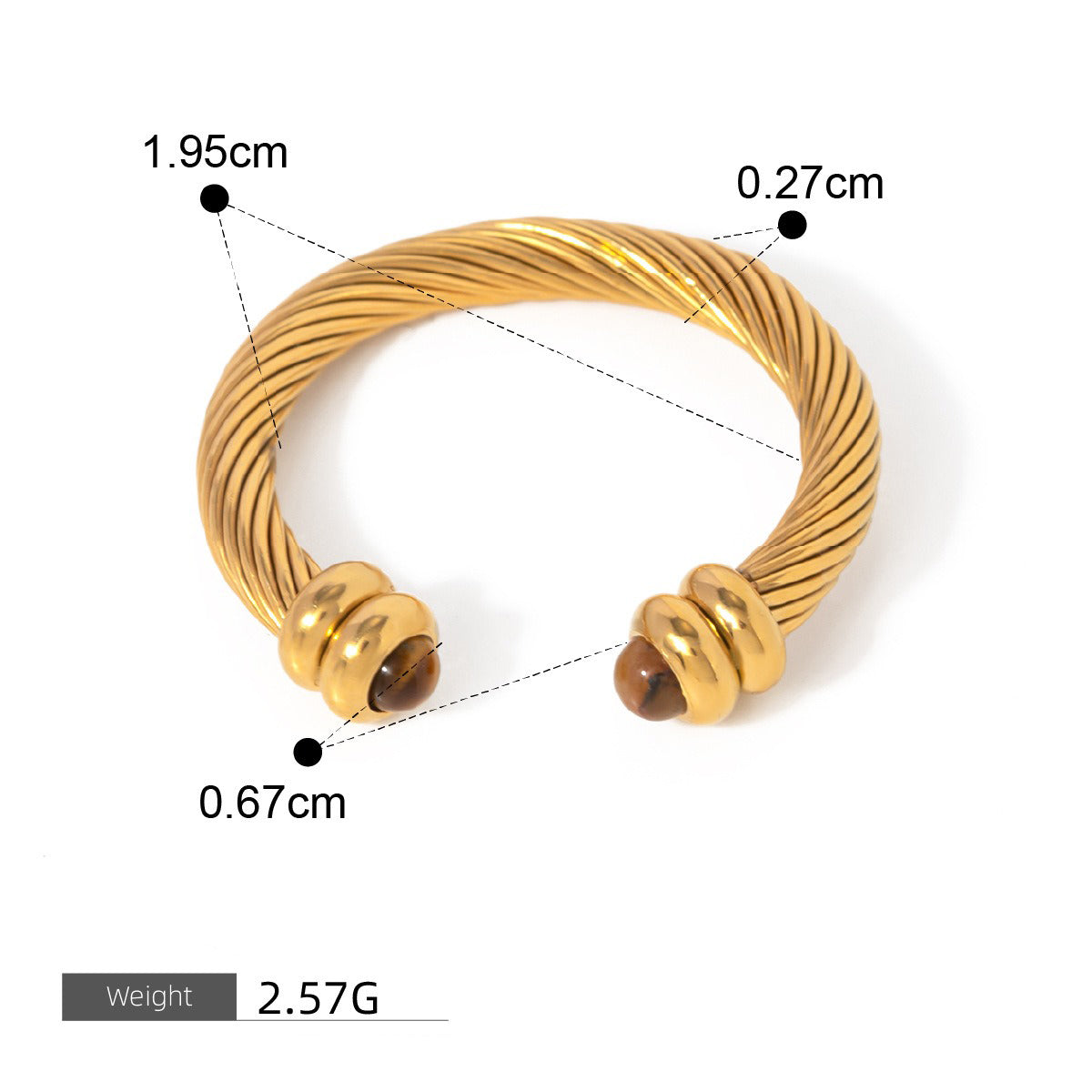18K gold heart-shaped/geometric design light luxury necklace, earrings and ring set
