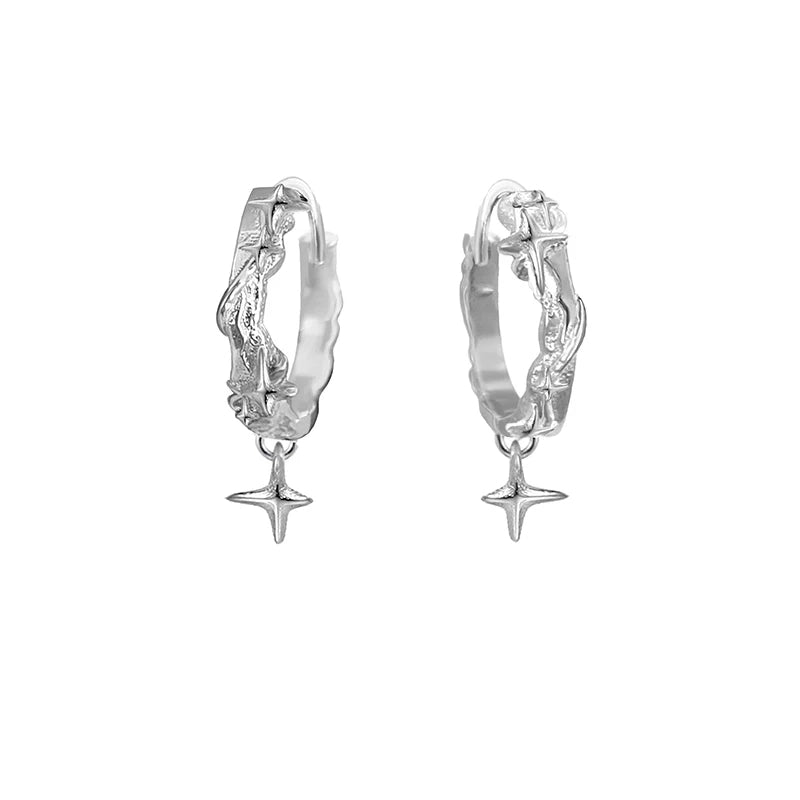 Cool-style Asymmetric Unisex Star Stud Earrings