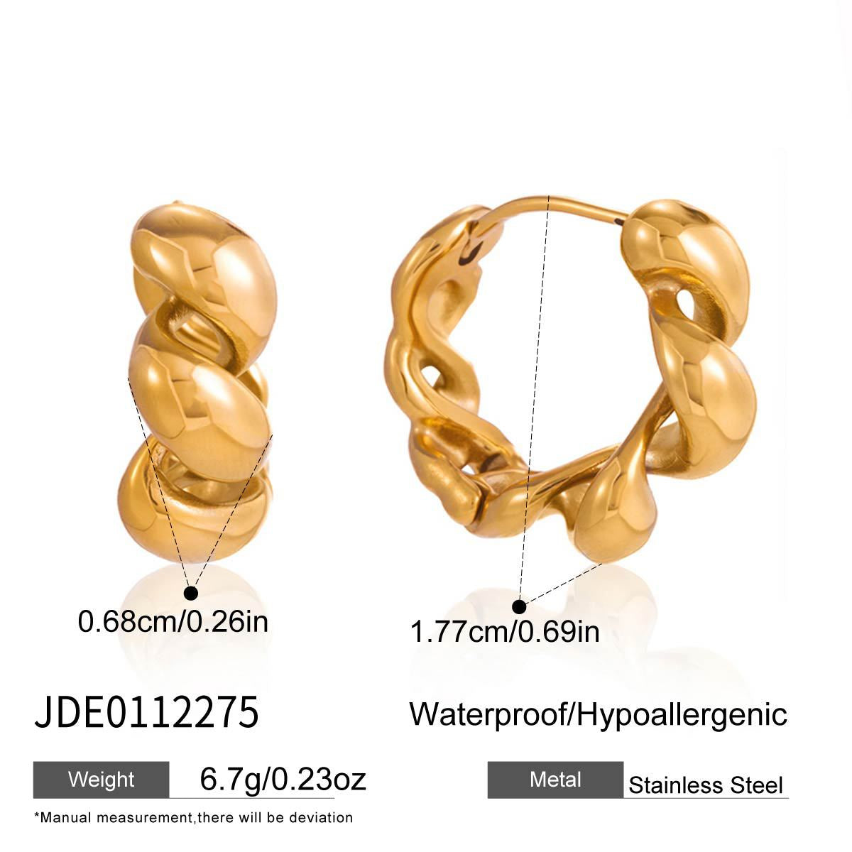 Sculpted Drop Earrings