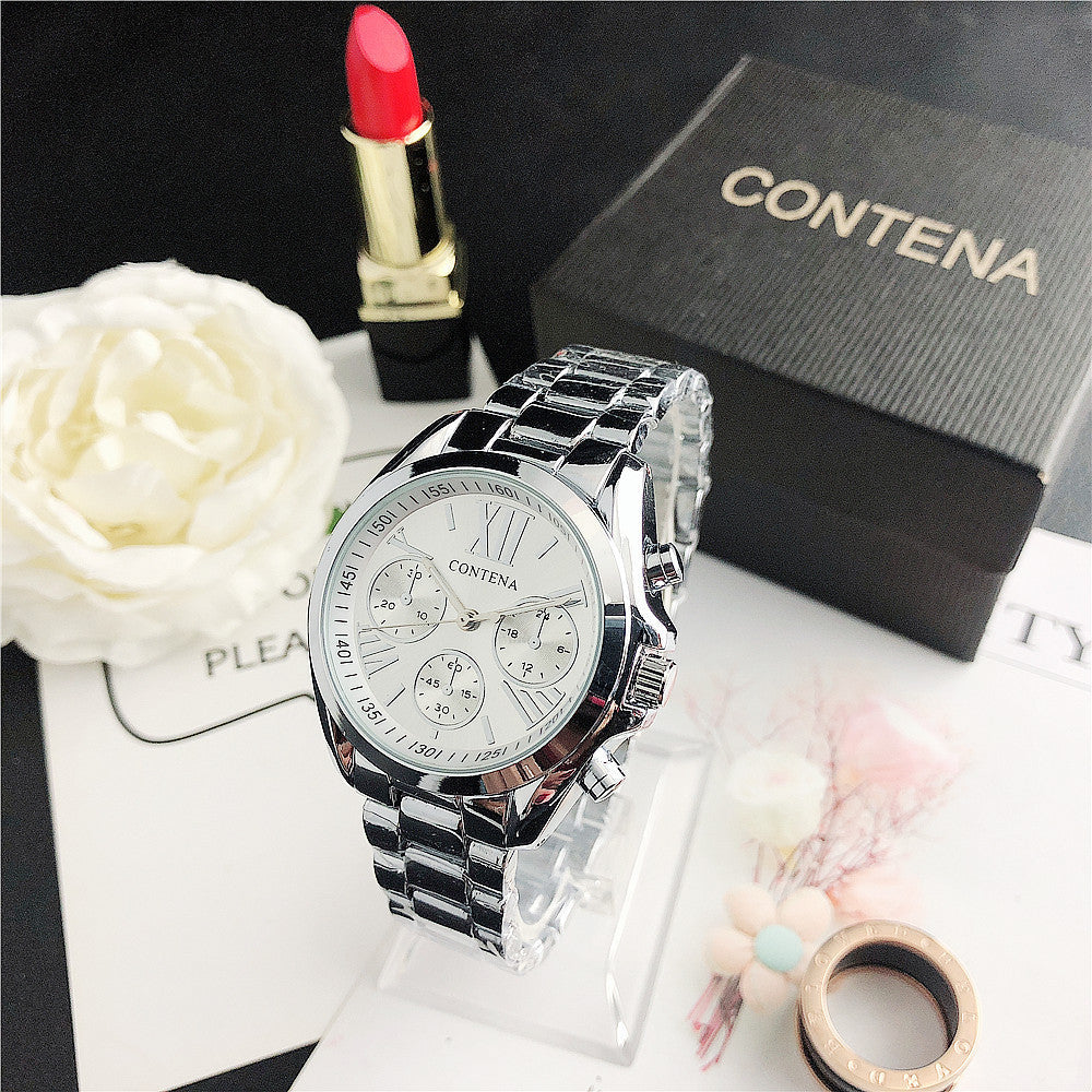 Women's Fashion Diamond Quartz Mesh Strap Watch
