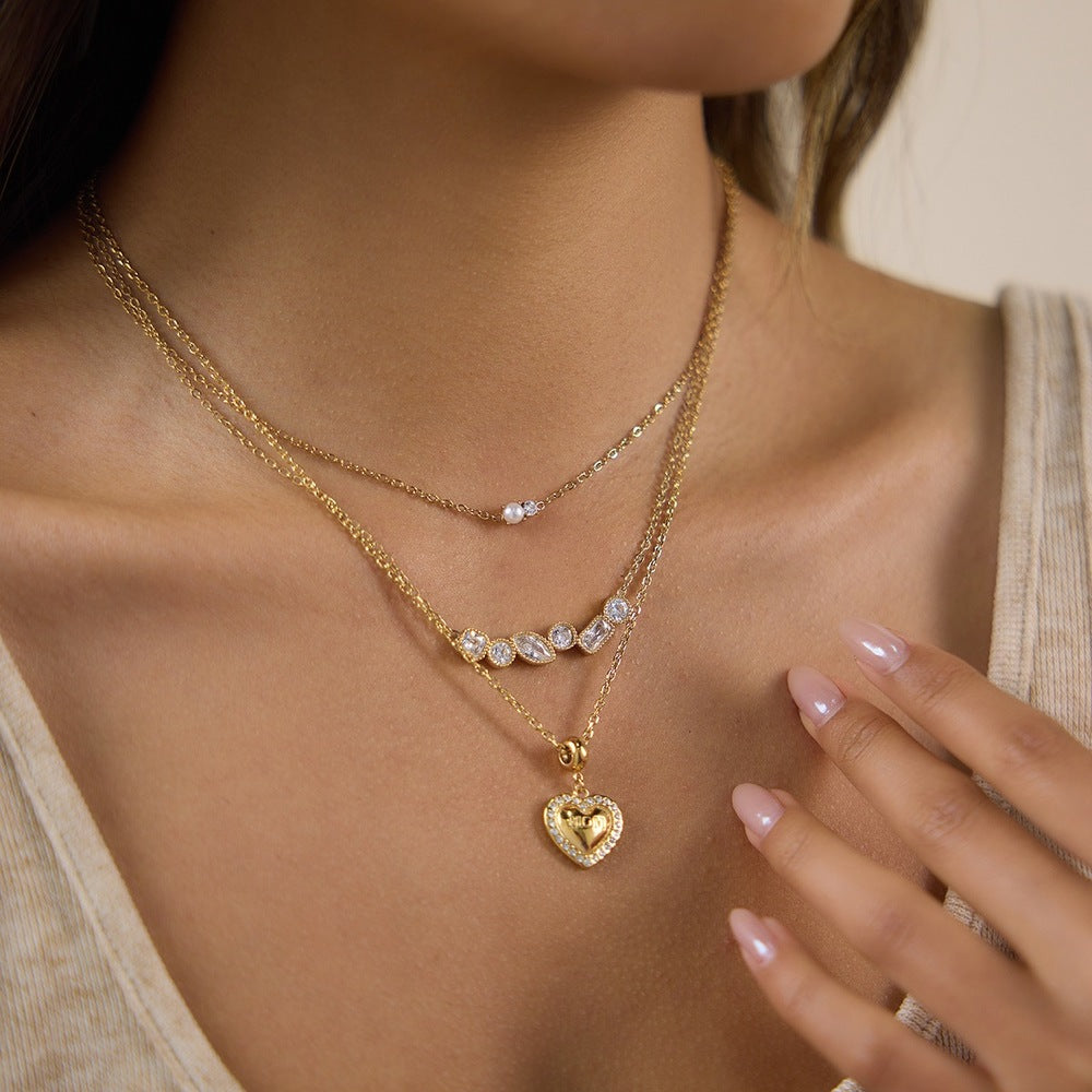 Zircon Pendant Necklace Collection