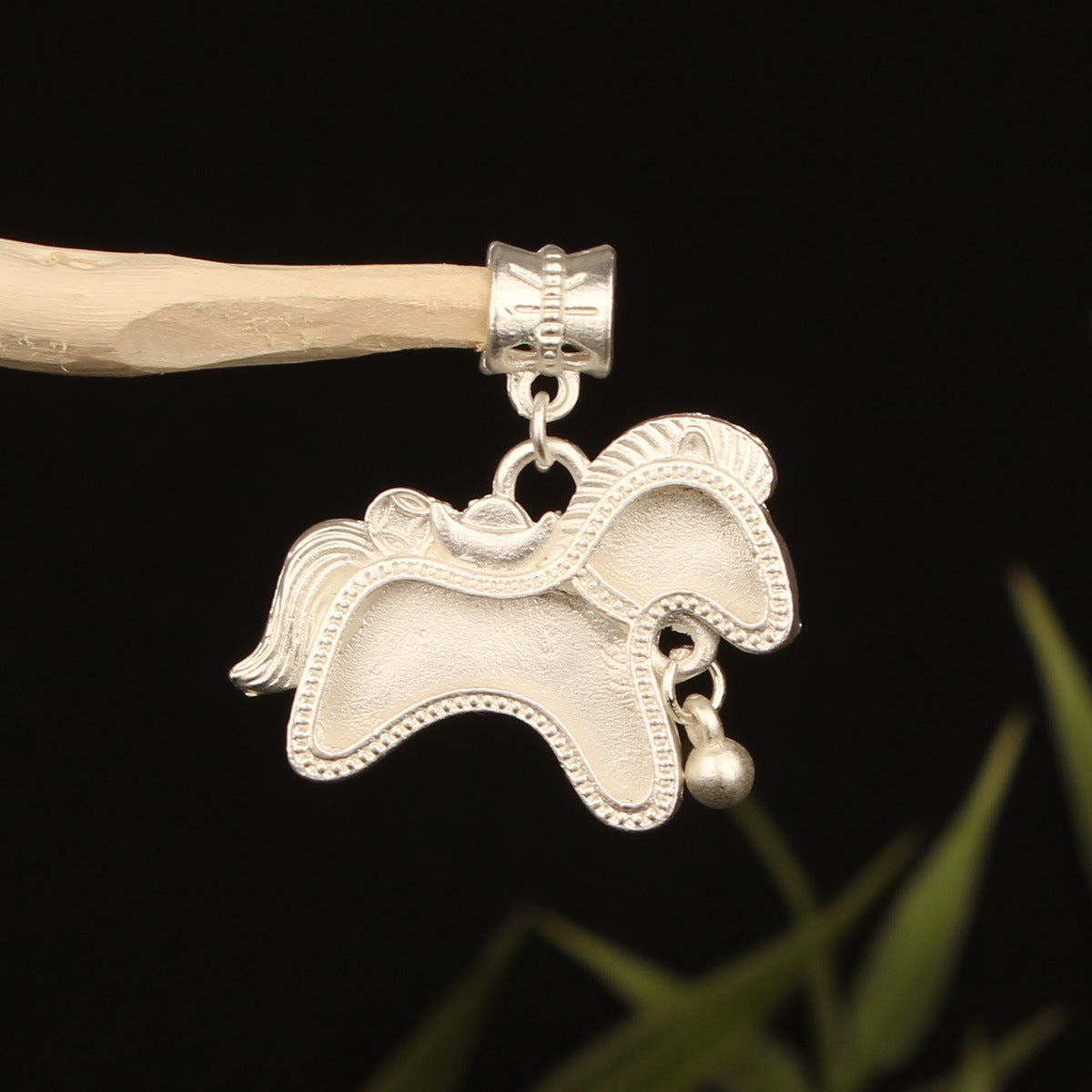 Butterfly Pendant Inlaid With A Bell