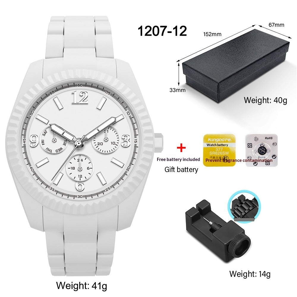 New Mens Watch Stylish Business-oriented Design With A Large Dial