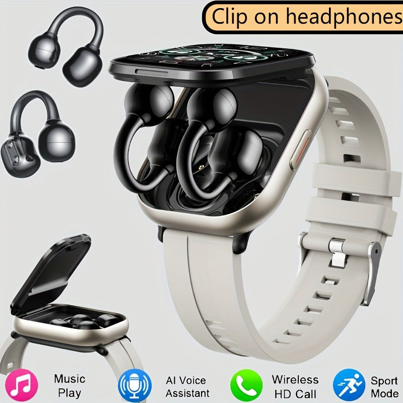 Outdoor Sports Running Bluetooth Headphones Smart Watch