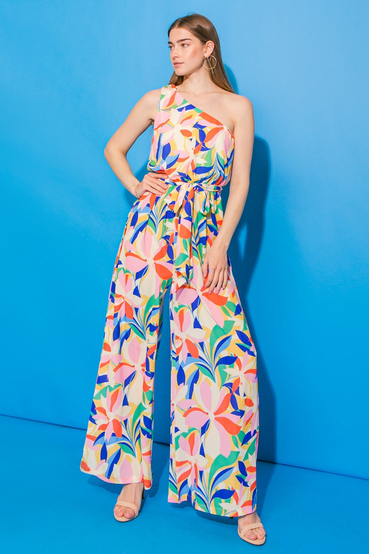 IT'S ALL SO CLEAR WOVEN JUMPSUIT