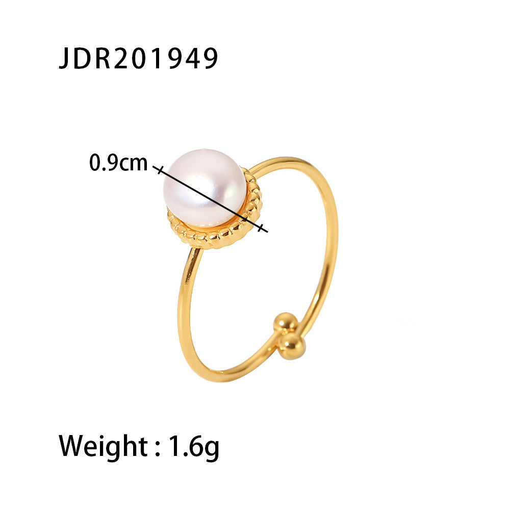 Pearl Statement Ring Collection