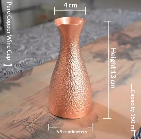 Copper Wine Cup Hot Pot Antique Purple Copper