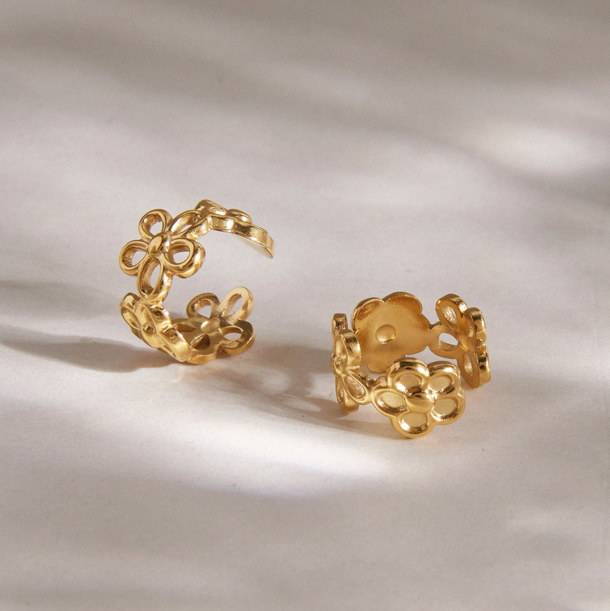 Floral Ear Cuff