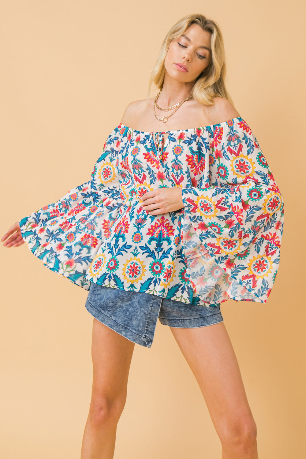 RESORT READY SHIFT BLOUSE
